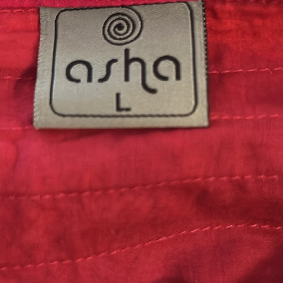 NWOT Women’s Asha Bohemian Style Layered Patchwork A Line Cotton Skirt Sz L - Picture 7 of 7